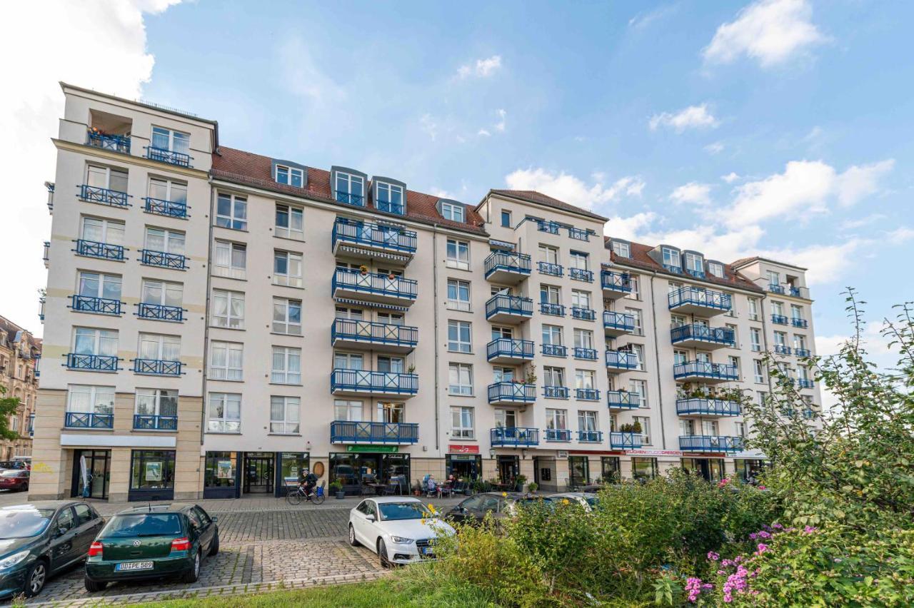 Apartment Elbkiez - Zentrale Lage In Dresden Exterior foto